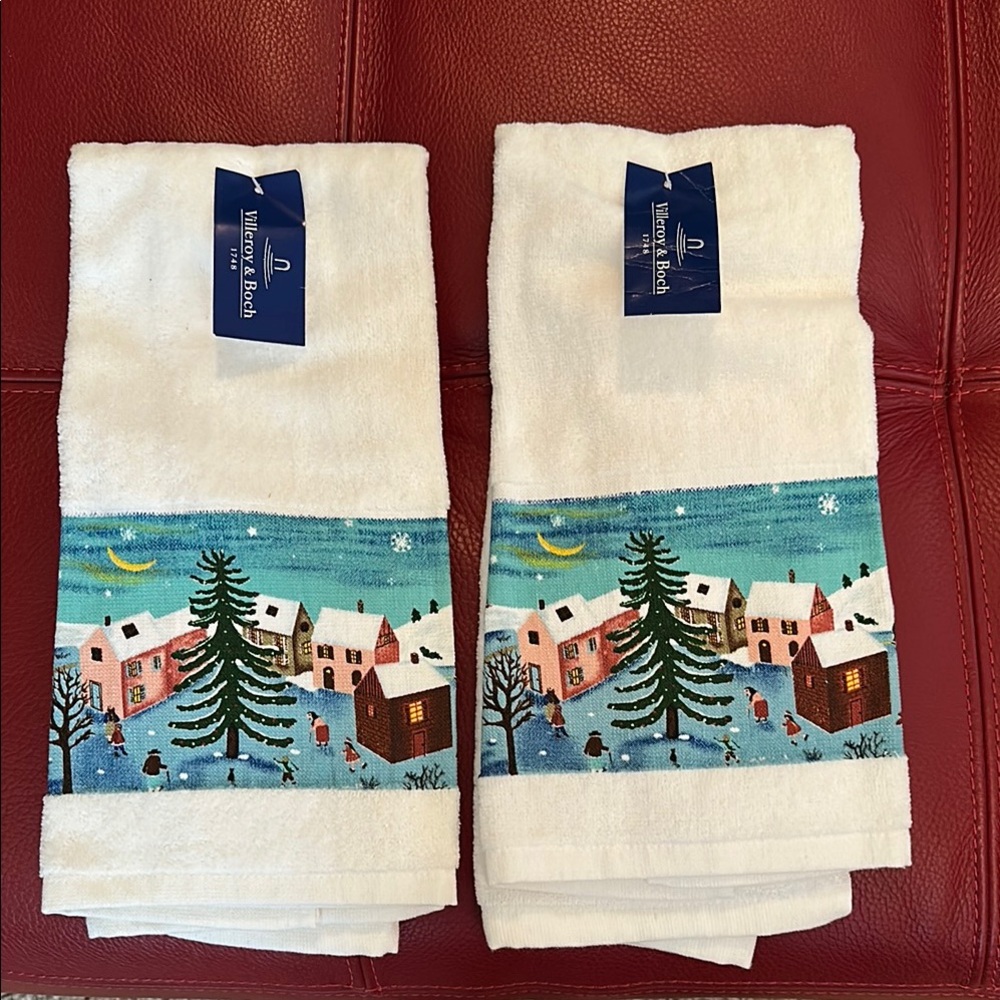Villeroy & Boch Naïf Christmas Tea Towels